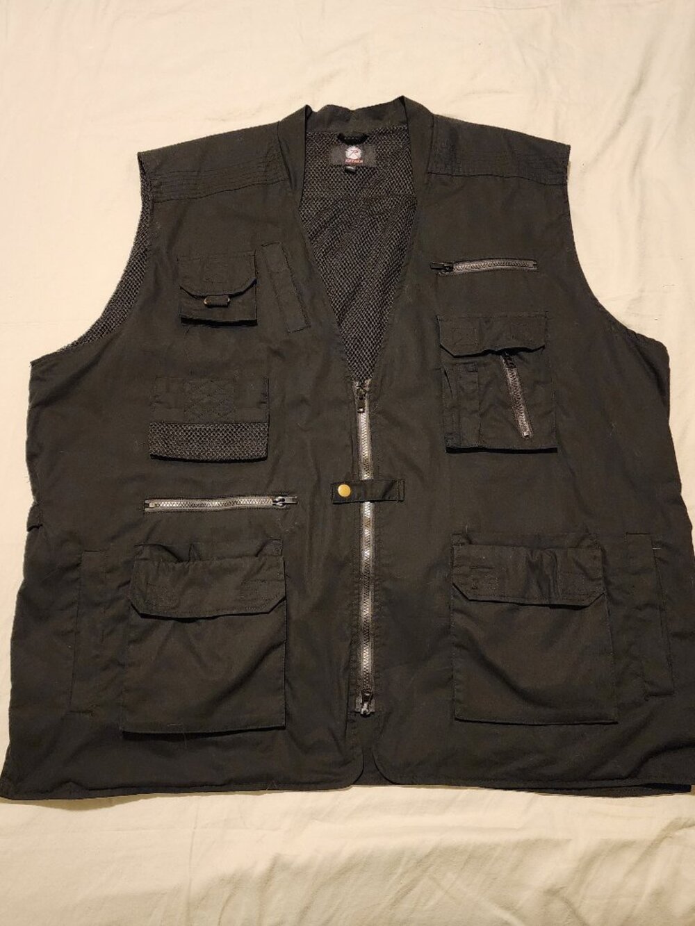 Rothco black Tactical Utility Vest, 3XL, XXXL
